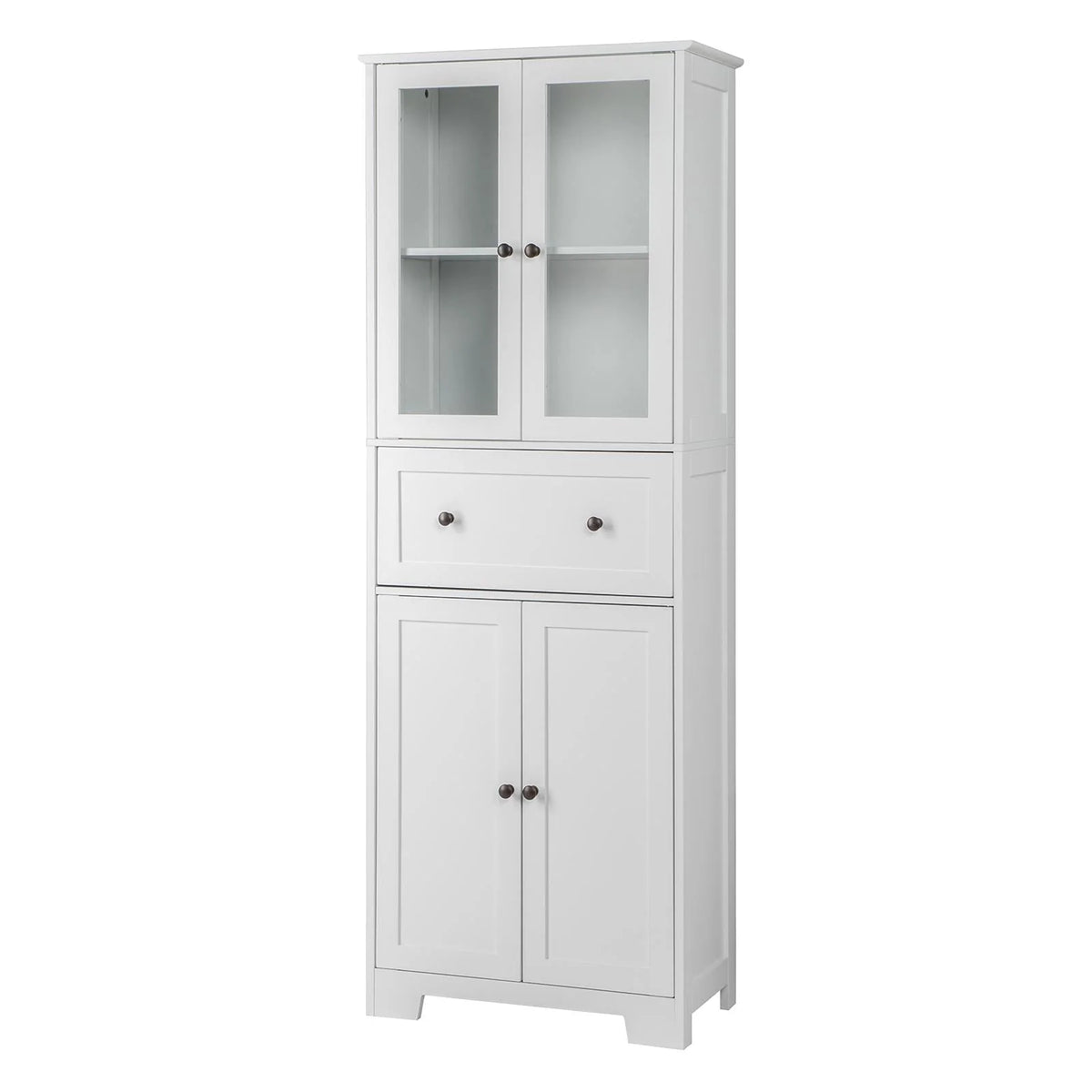 Ktaxon 64" Tall Bathroom Storage Cabinet Organizer, Freestanding Kitchen Pantry Cabinet Line Tower with 2 - Product image 20