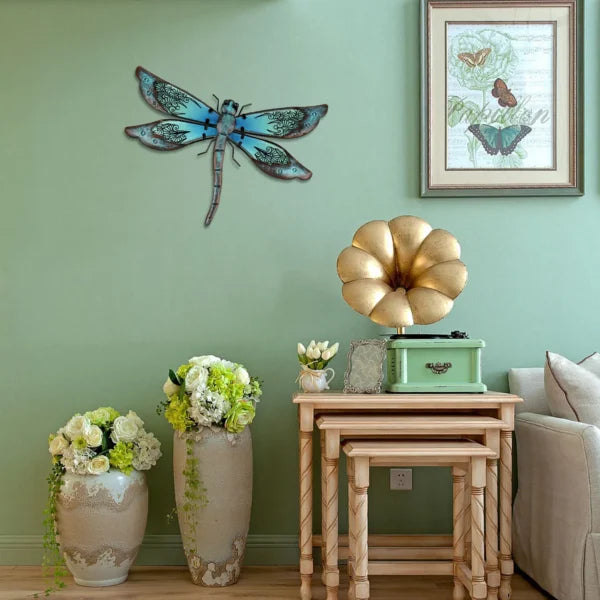 Large dragonfly wall decor-rustic dragonfly metal wall art - Product image 1