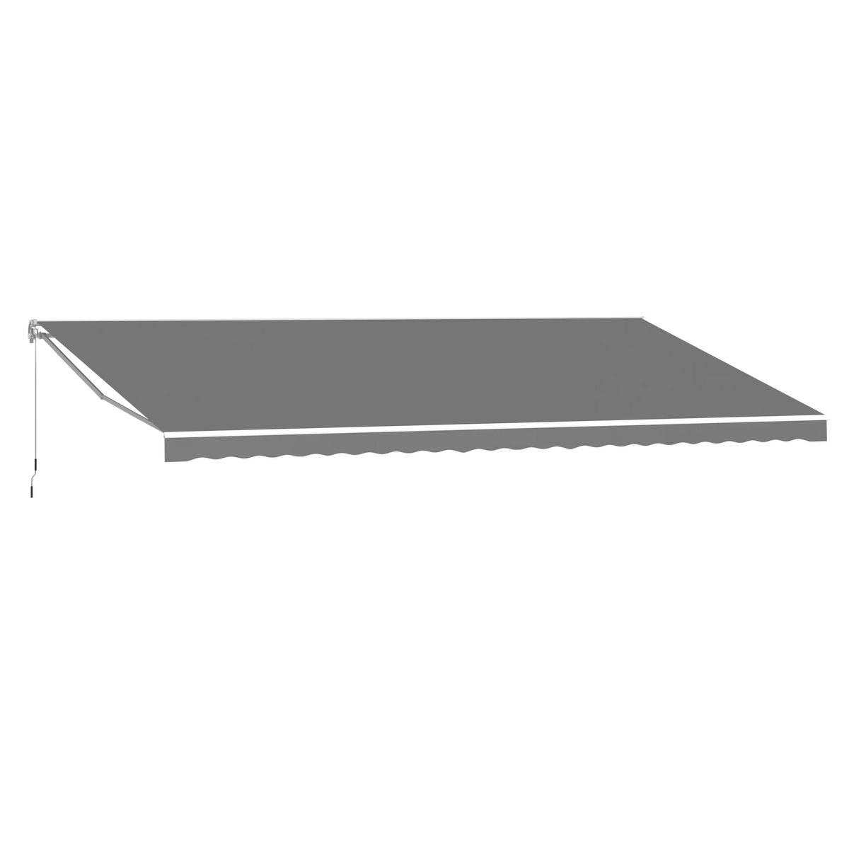 AECOJOY 20'x10' Manual Retractable Awning Sun Shade, Patio Awning Canopy - Product image 14