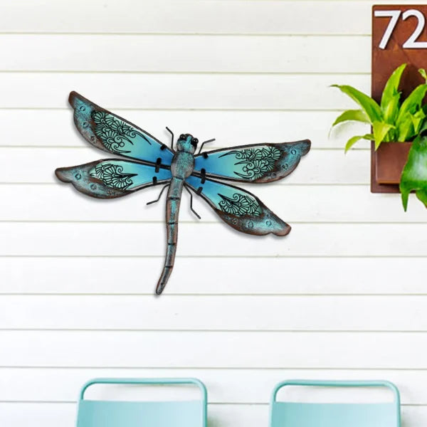 Large dragonfly wall decor-rustic dragonfly metal wall art - Product image 2
