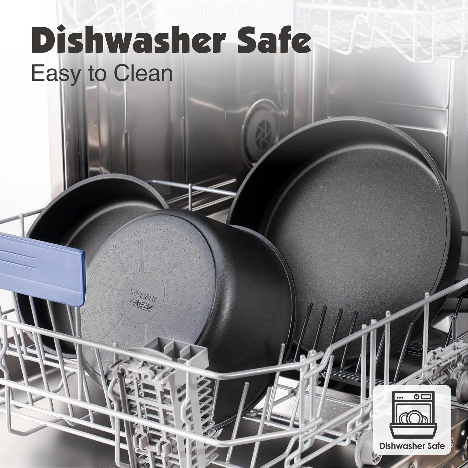 SENSARTE 17 Piece Pots and Pans Set. Detachable Handle Cookware - Product image 4