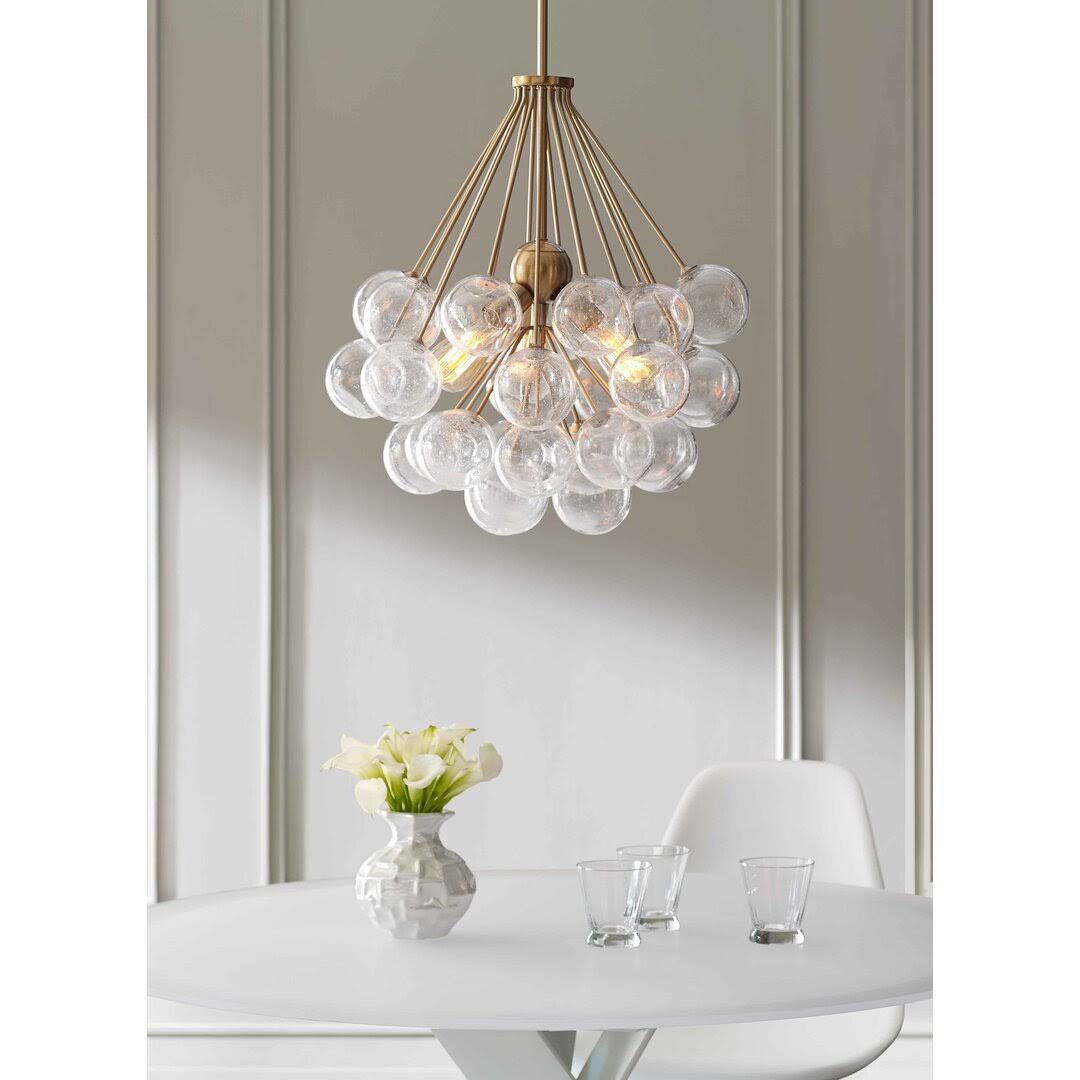 Logan 3 - Light Unique Sphere Chandelier Finish: Satin Bronze - Product image 1