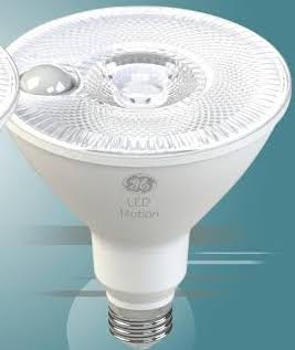 GE LED+ Motion Warm White 90W LED Outdoor Floodlight - PAR38 Bulbs, 2 Pack - Product image 1